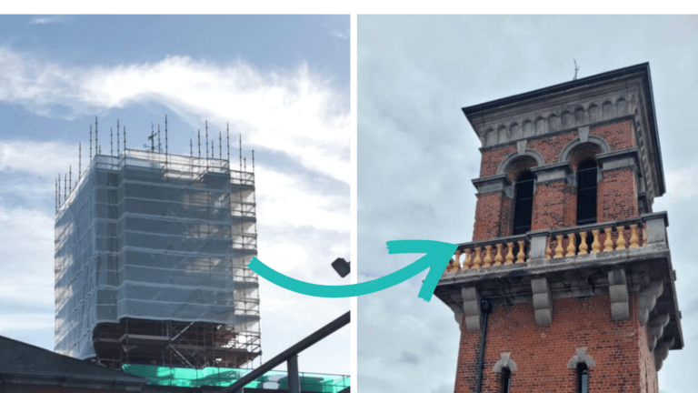 Before and After of St Pats